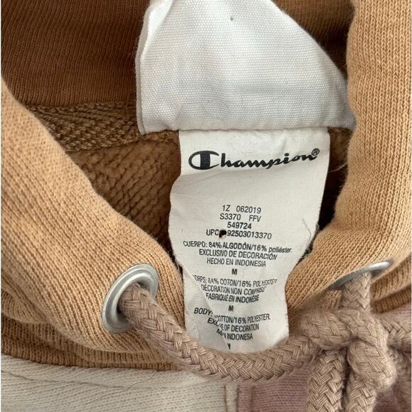 Champion x Urban Outfitters Colorblock Hoodie Mens Size Medium Long Sleeve - Picture 11 of 12